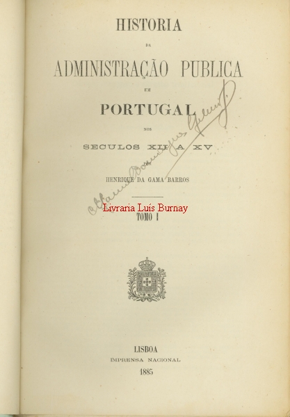 História da Administração Publica nos Seculos XII a XV