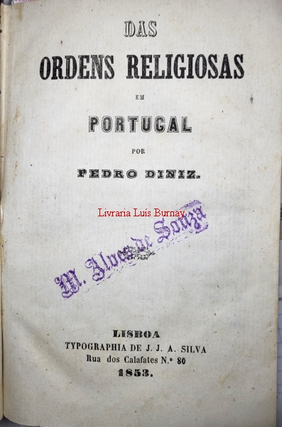 Das Ordens Religiosas em Portugal