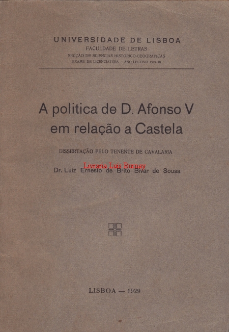 A politica de D. Afonso V em relação a Castela