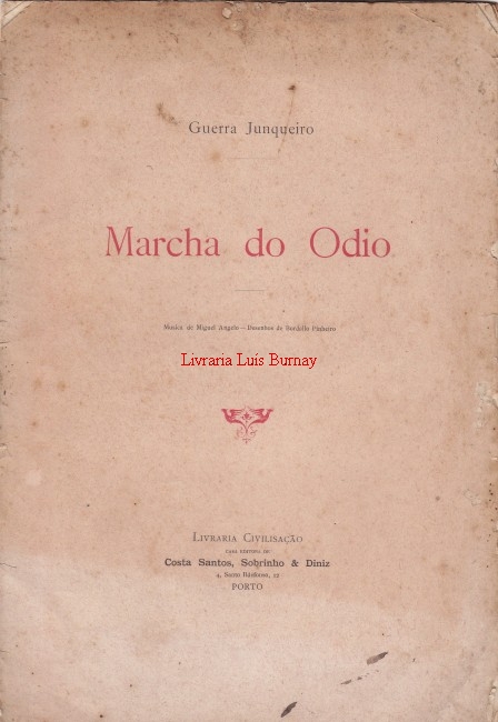 Marcha do Odio / musica de Miguel Angelo, desenhos de Bordallo Pinheiro