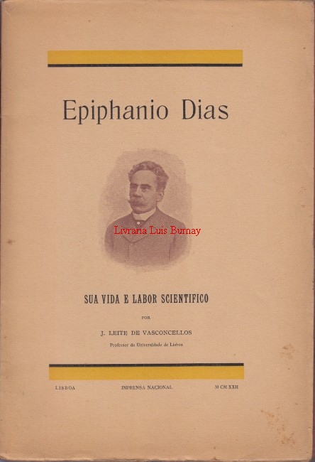 Epiphanio Dias : sua vida e labor scientifico