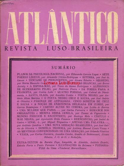 ATLÂNTICO : Revista Luso-Brasileira / Directores António Vieira de Melo , António Ferro.- Nova Série - Número Sete   (7)