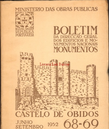 CASTELO DE ÓBIDOS / Boletim da Direcção Geral dos Edifícios e Monumentos Nacionais - Nº 68-69